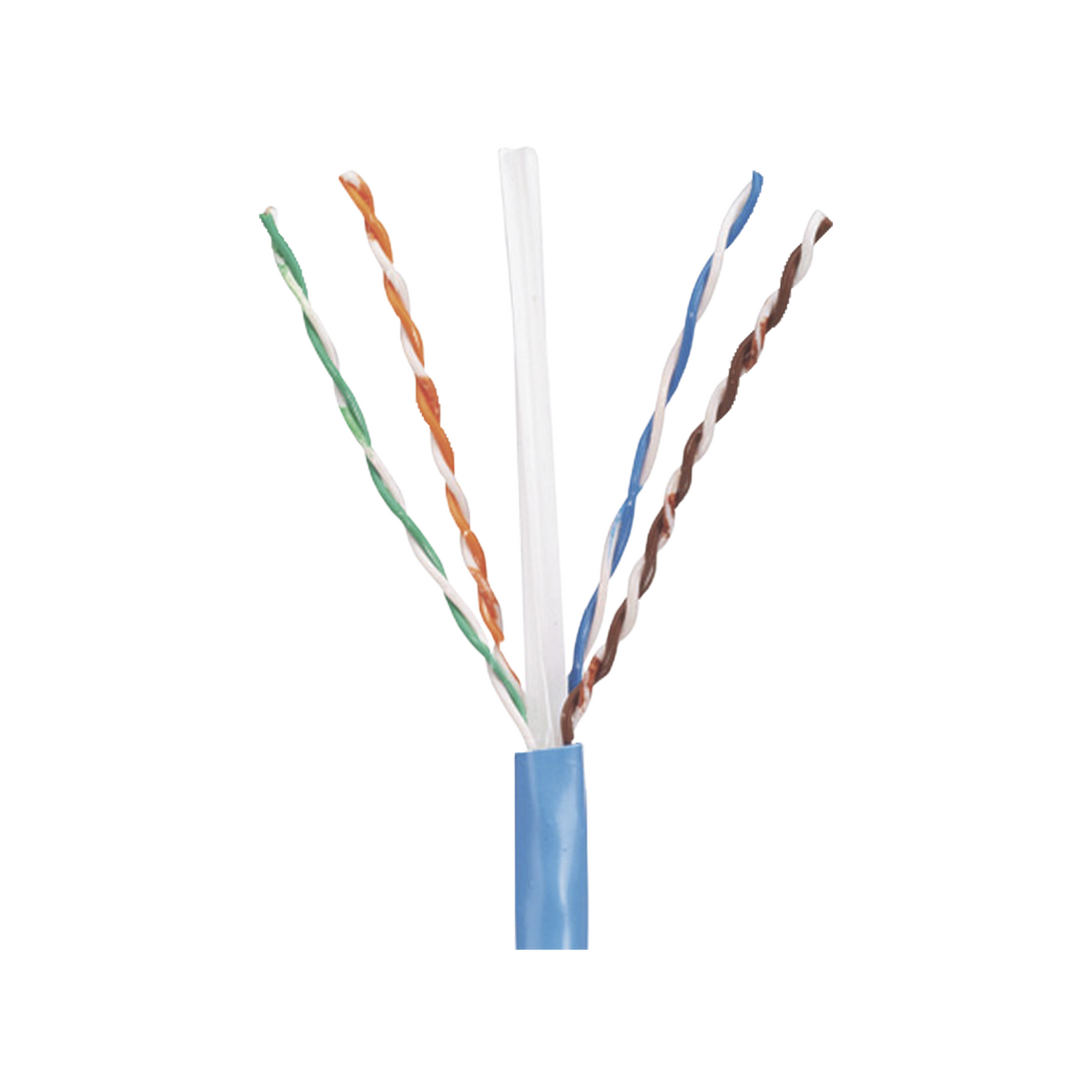 Bobina de Cable UTP 305 m. de Cobre, PanNet, Azul, Categoría 5e (24 AWG), PVC (CM), de 4 pares Bobina de Cable UTP 305 m. de Cobre, PanNet, Azul, Categoría 5e (24 AWG), PVC (CM), de 4 pares